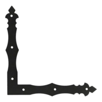 NAD 4 Dekorativni ugaonik 300x300x40x4,0 mm crni