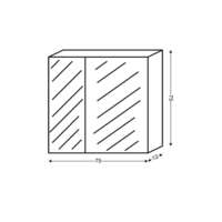 Ogledalo 75 HERA LINNI - Slika 2