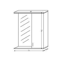 Ogledalo 75 MDF classic LINNI - Slika 2