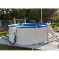 Ovalni montažni bazeni GRE - set  7,3X3,75X1,2 - 4m3/h - Slika 4