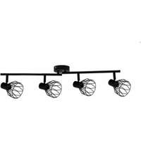 Spot lampa plafonska IVY 4xE14 Crna