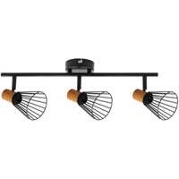 Spot lampa plafonska Luna 3XE14 Crna