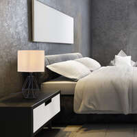 Stona lampa bela 1H-1xE14 - Slika 2