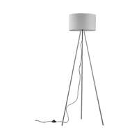 Podna lampa bela 1H-1xE27