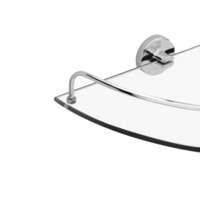 Polica staklena ugaona MODERN LINNI - Slika 2