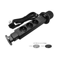 Pop up utičnica 3G 2m crna