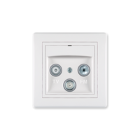 Priključnica antenska TV/FM/SAT završna Prestige