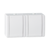 Priključnica dvopolna dvostruka Power 16A/250V polikar. jezgro