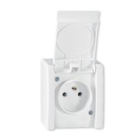 Priključnica dvopolna Power polikar. jezgro 16A/250V