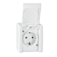 Priključnica dvopolna Power 16A/250V porc. jezgro