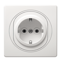 Priključnica dvopolna sa porcelanskim jezgrom EON