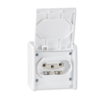 Priključnica tropolna Power porc. jezgro 16A/440V