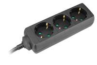 Produžni kabl 3G H05VV-F crni 3m