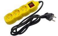Produžni kabl sa prekidačem 3G 1.5m 3x1.0 16A 250V žuti Entac