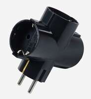 Razdelnik T trostruki crni