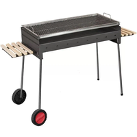 Roštilj za ložištem na dva nivoa 88x152x50cm