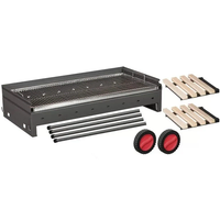 Roštilj za ložištem na dva nivoa 88x152x50cm - Slika 2