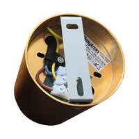 Rozetna 8010 okrugla zlatna GU10 - Slika 3