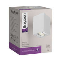 Rozetna 9412 kvadratna bela GU10 - Slika 4