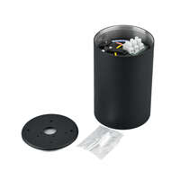 Rozetna 9412 okrugla crna GU10 - Slika 3