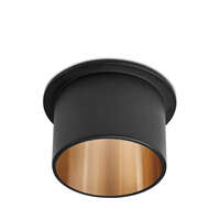 Rozetna ALFA C okrugla crno-zlatna