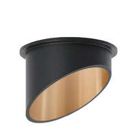 Rozetna ALFA C okrugla crno-zlatna