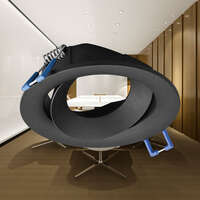 Rozetna E okrugla crna - Slika 2