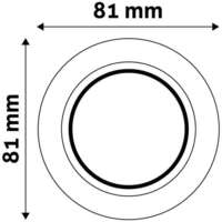 Rozetna GU10 hrom - Slika 2
