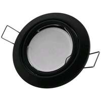 Rozetna GU10 pokretna convex crna