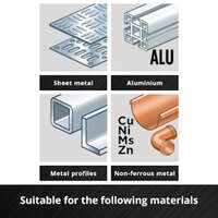 Set bitova i burgija za metal + S2-E6.3-1/4" 2-6.5mm M-Case 39/1 Einhell - Slika 6