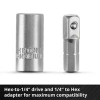 Set bitova i gedora L-Case 1/4" 25mm 37/1 Einhell - Slika 7