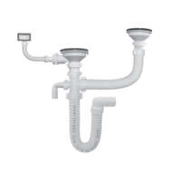 Sifon dvodelne sudopere sa prelivom Ø115