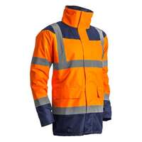 Signalizirajuća zaštitna Hi-viz jakna KETA narandžasto-plava
