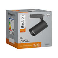 Šinski reflektor monofazni 30W 4000K crni - Slika 3