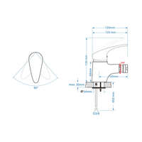 Slavina za bide MISISIPI - Slika 3