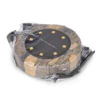 Solarna lampa baštenska kamen braon LED Entac - Slika 3