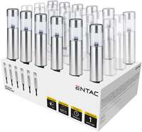 Solarna lampa baštenska LED 30cm metalik Entac - Slika 2