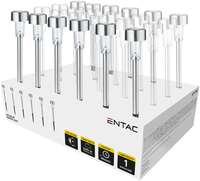 Solarna lampa baštenska LED 36cm metalik IP44 Entac - Slika 2