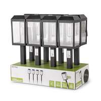 Solarna lampa baštenska LED 50cm crna Entac - Slika 2