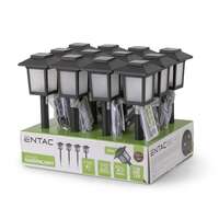 Solarna lampa baštenska plamen LED 32cm crna Entac - Slika 2