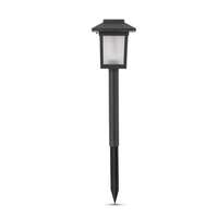 Solarna lampa baštenska plamen LED 32cm crna Entac