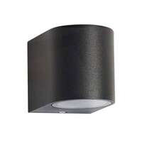 Spoljna zidna lampa Alega 1xGU10 IP44 Crna
