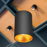 Spot svetiljka okrugla crna GU10 - Slika 2