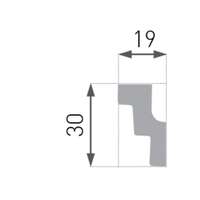 Stiropor lajsna SLU-707 (E-17) - Slika 3