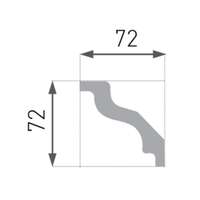 Stiropor lajsna SLU-718 (E-8) - Slika 3