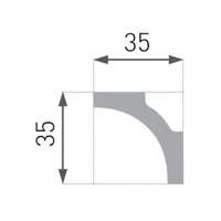 Stiropor lajsna SLU-721 (E-11) - Slika 3