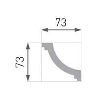 Stiropor lajsna SLU-736 (E-26) - Slika 3