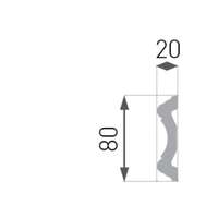 Stiropor lajsna SLU-741 (E-30) - Slika 3