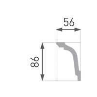 Stiropor lajsna SLU-744 (E-33) - Slika 3