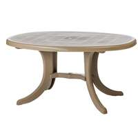 Sto baštenski ovalni Orlando 140cm Moka